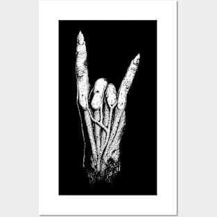 Metal horns Posters and Art